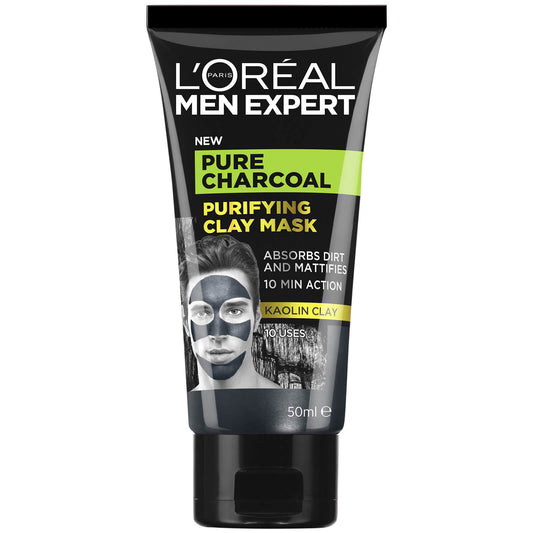 L'Oréal Paris Men Expert Pure Charcoal Purifying Clay Mask 50ml