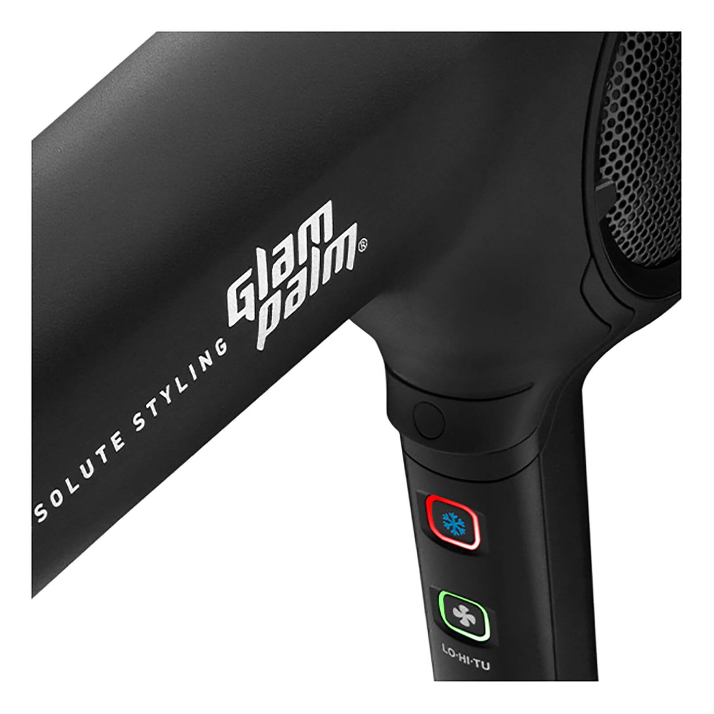 GlamPalm AirTouch Hair Dryer - Midnight Black - 1600W