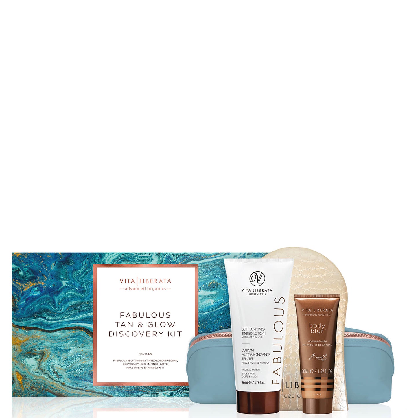 Vita Liberata Fabulous Tan & Glow Discovery Set - Medium Lotion