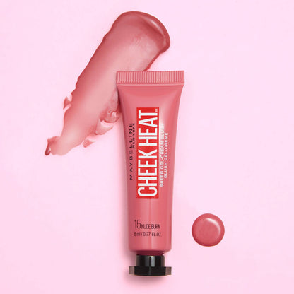 Maybelline Cheek Heat Sheer Blusher - 15 Nude Burn