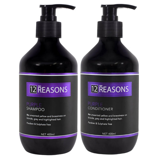 12Reasons Purple Shampoo and Conditioner Duo - Blonde Hair