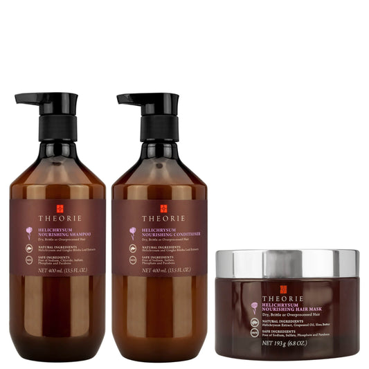 Theorie Helichrysum Nourishing Hair Trio