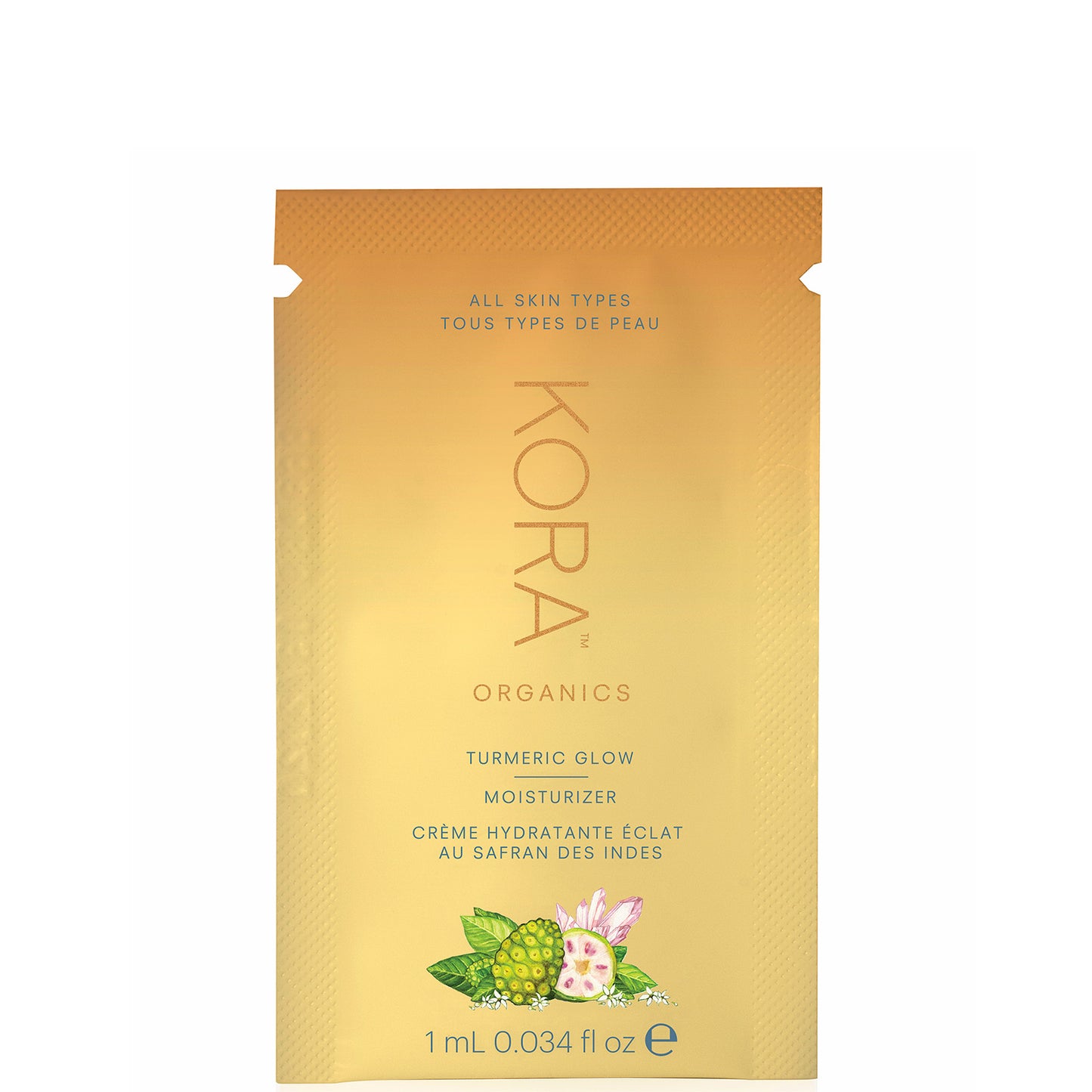 Kora Organics Tumeric Glow Moisturiser 1ml (Free Gift)