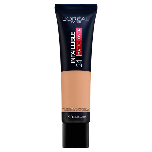 L'Oréal Paris Infallible 24hr Matte Cover Liquid Foundation 35ml (Various Shades)