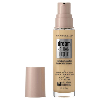 Maybelline Dream Radiant Liquid Hydrating Foundation 30ml (Various Shades)