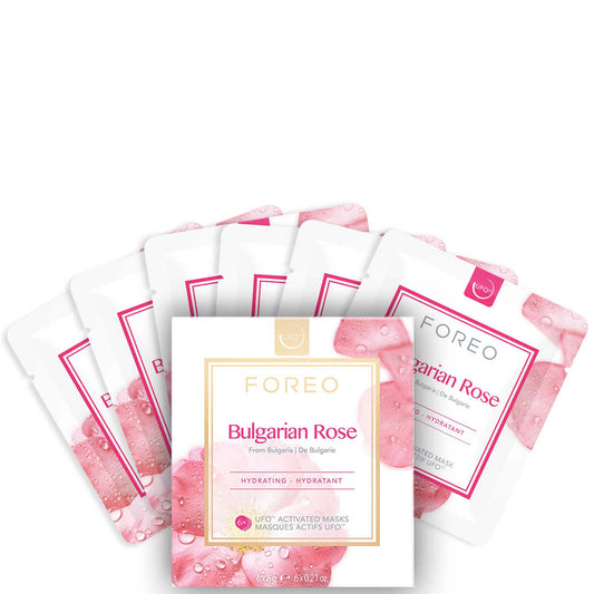 FOREO Bulgarian Rose UFO Moisture-Boosting Face Mask (6 Pack)