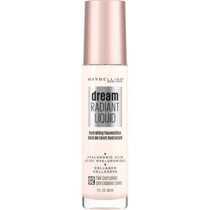 Maybelline Dream Radiant Liquid Hydrating Foundation 30ml (Various Shades)