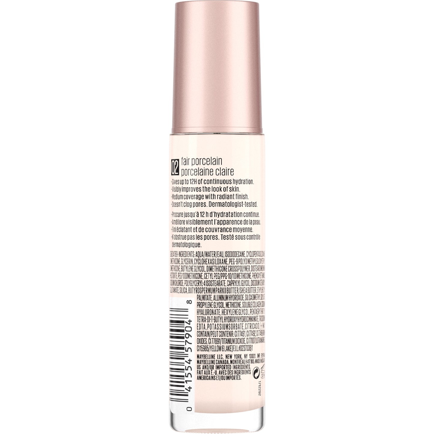 Maybelline Dream Radiant Liquid Hydrating Foundation 30ml (Various Shades)