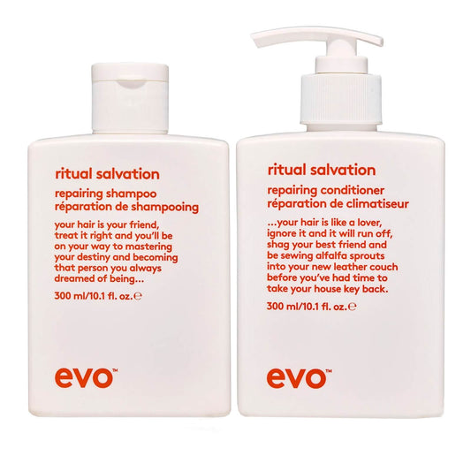 evo Ritual Salvation Repairing Shampoo and Conditioner