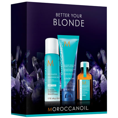 Moroccanoil Better Your Blonde Travel Set