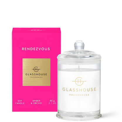 Glasshouse Fragrances Rendezvous Candle 60g