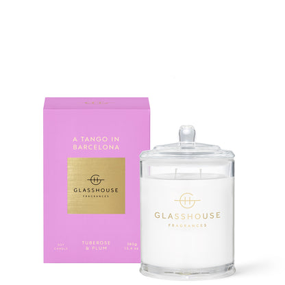 Glasshouse Fragrances A Tango in Barcelona Candle 380g