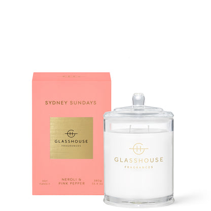 Glasshouse Fragrances Sydney Sundays Candle 380g