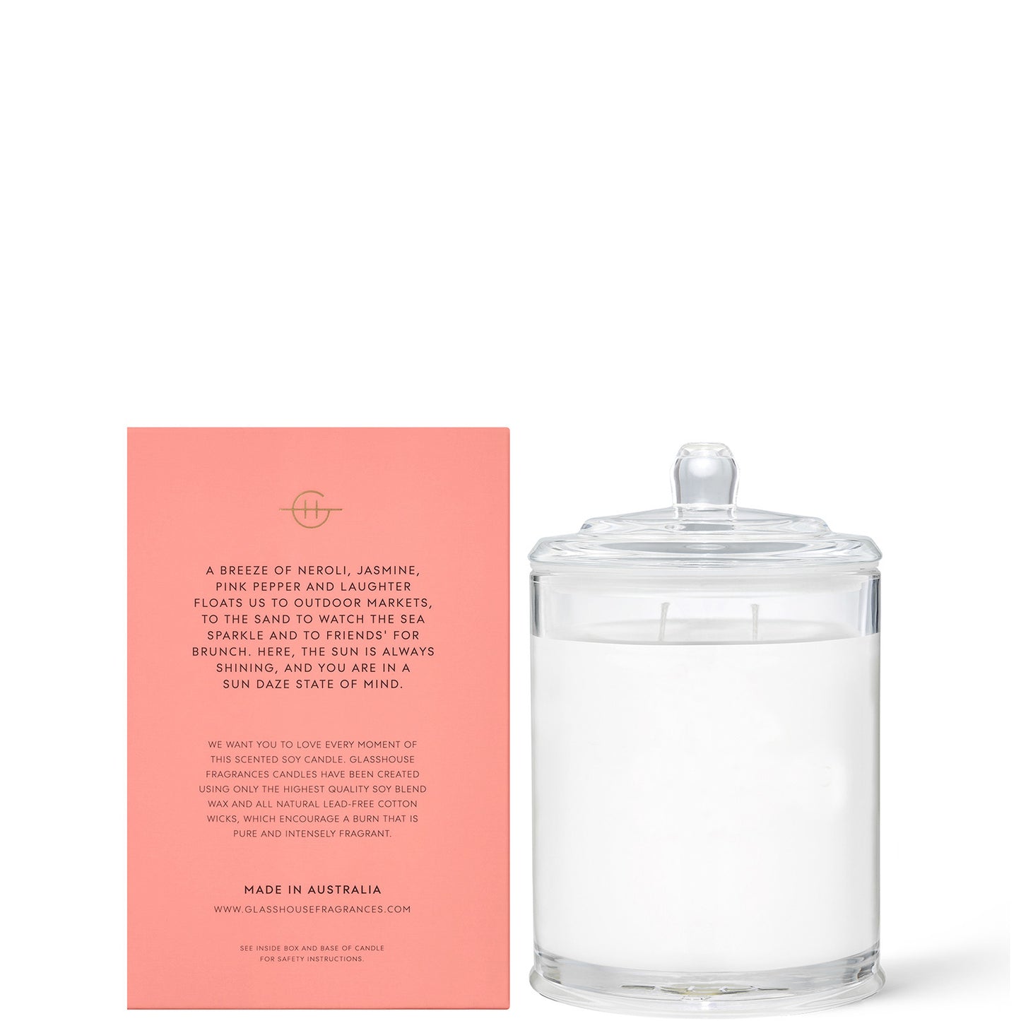 Glasshouse Fragrances Sydney Sundays Candle 380g