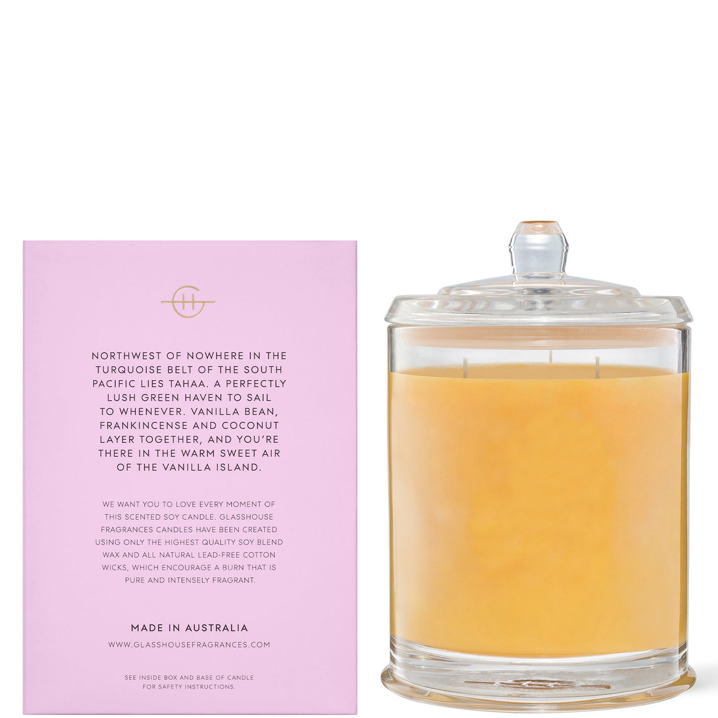 Glasshouse Fragrances A Tahaa Affair Candle 760g