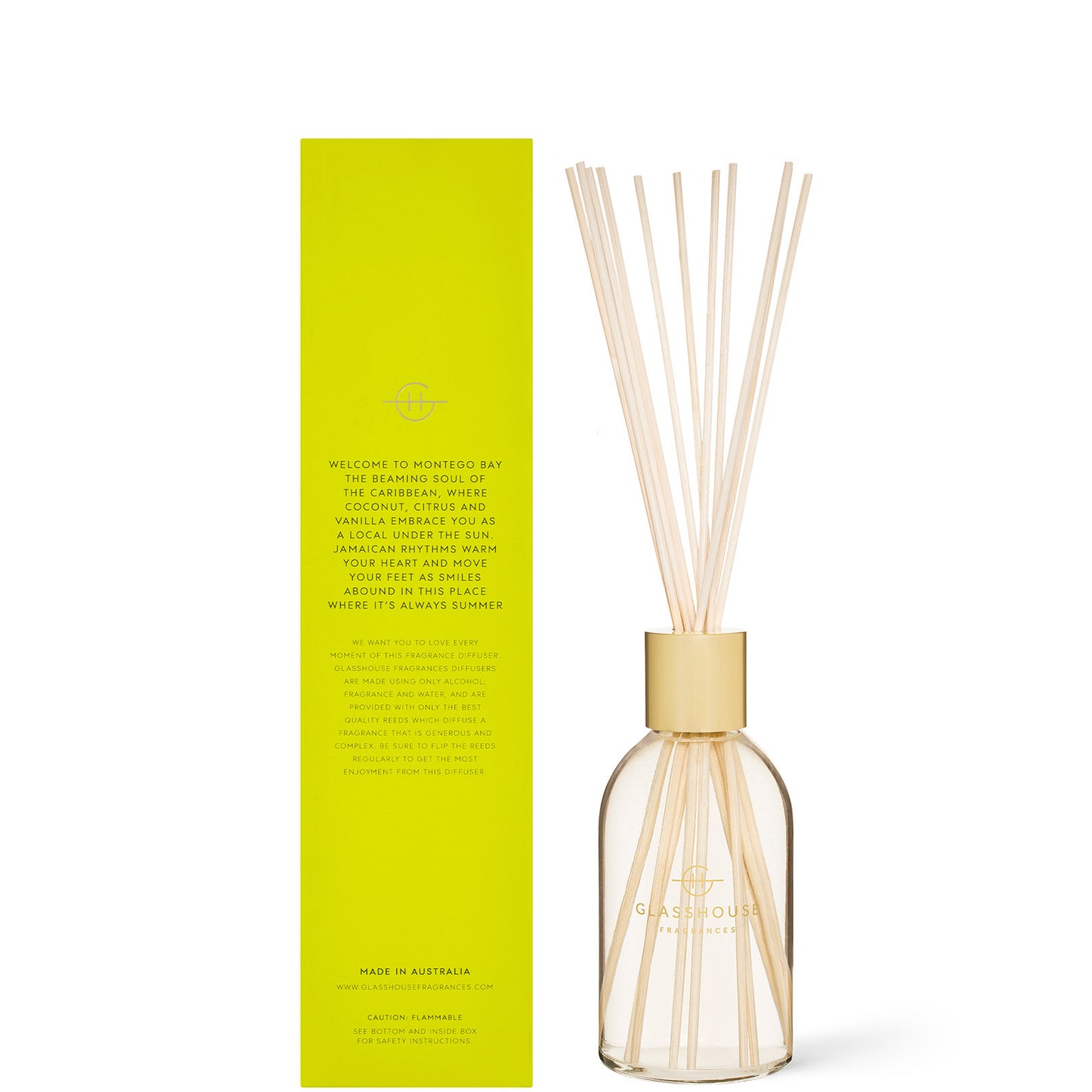 Glasshouse Fragrances Montego Bay Rhythm Diffuser 250ml