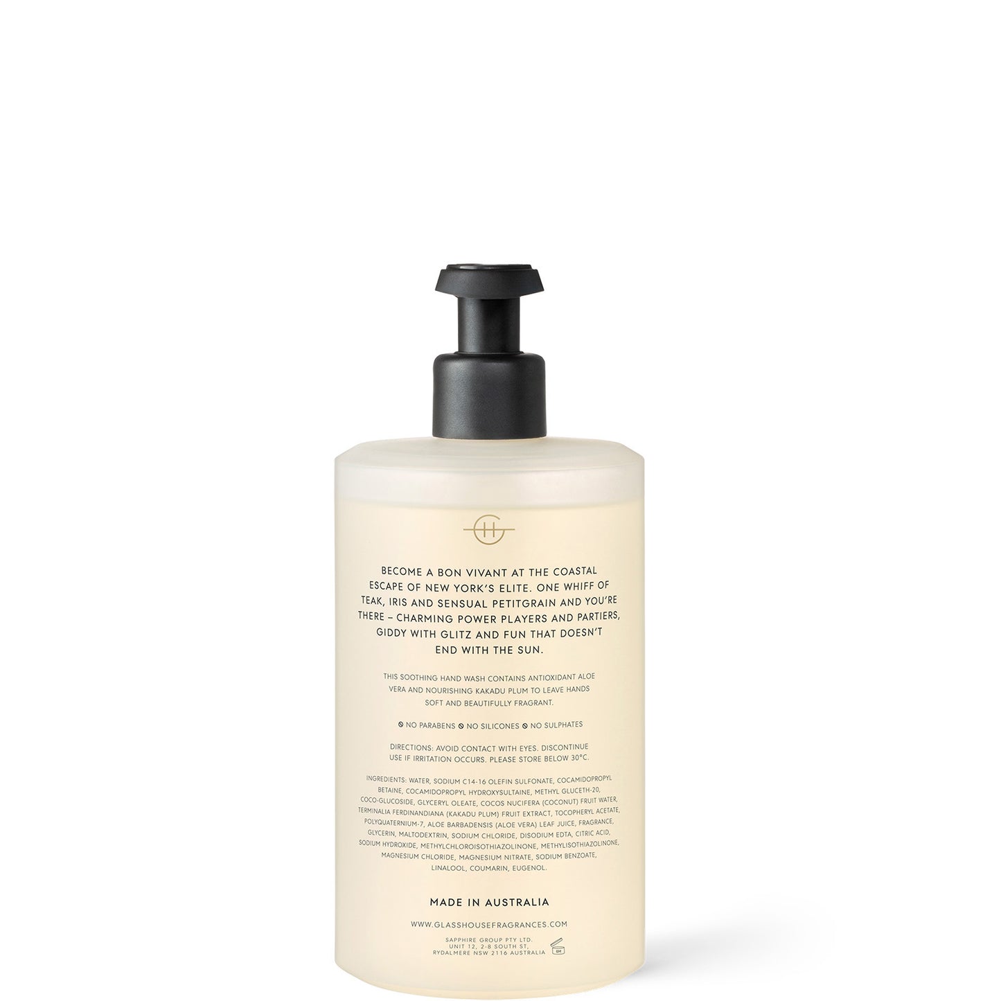 Glasshouse Fragrances The Hamptons Hand Wash 450ml