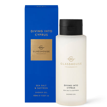 Glasshouse Fragrances Diving into Cyprus Shower Gel 400ml