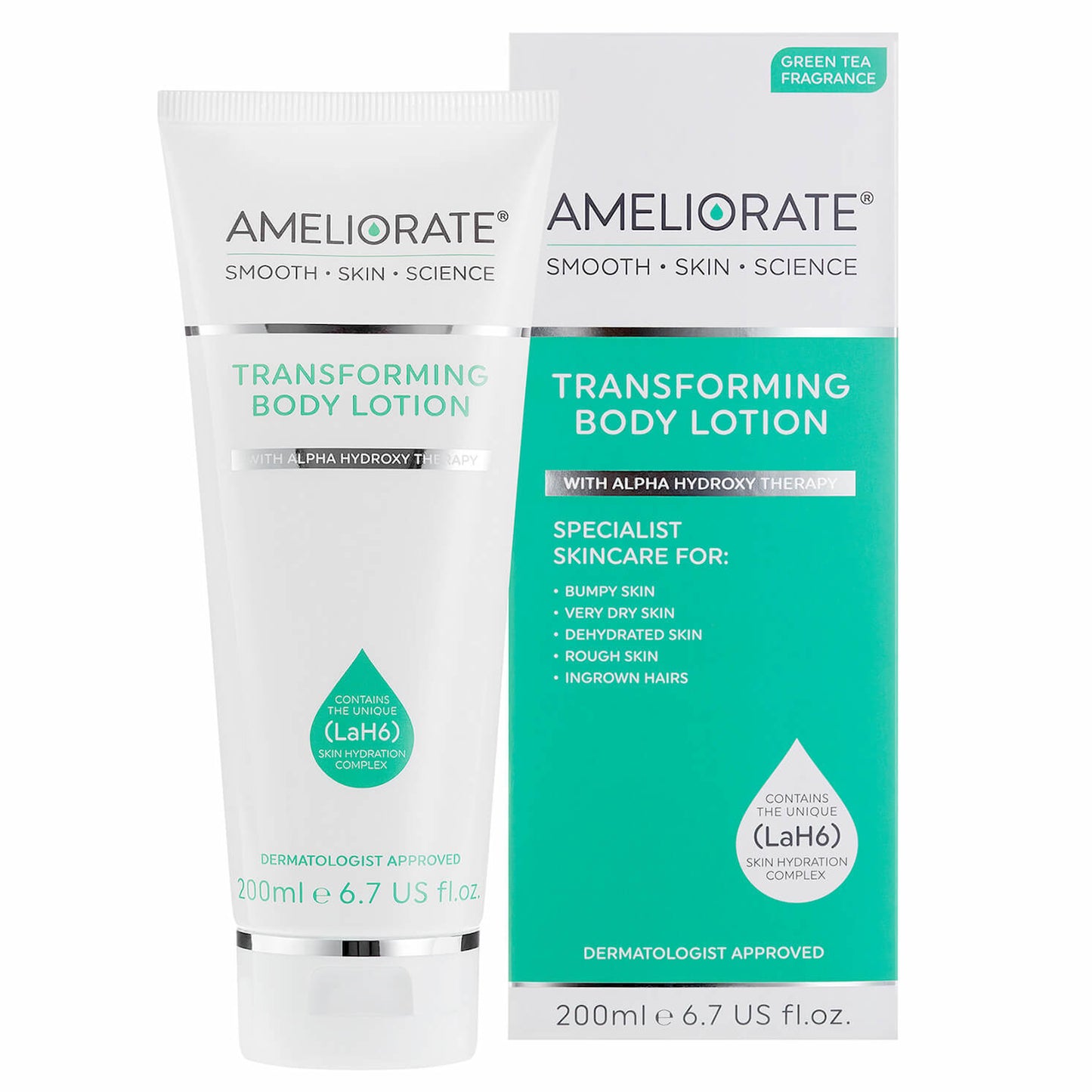 AMELIORATE Transforming Body Lotion Green Tea 200ml