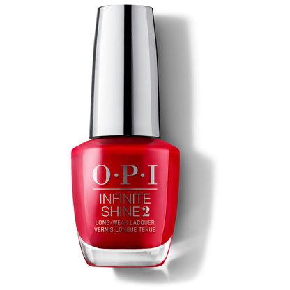 OPI Infinite Shine Unequivocally Crimson Nail Varnish 15ml