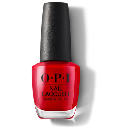 OPI Nail Lacquer Fast-Drying Nail Polish - Big Apple Red 15ml