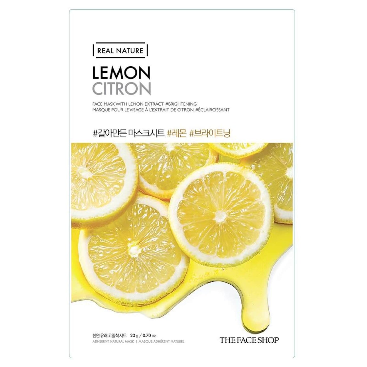 THE FACE SHOP Real Nature Sheet Mask Lemon