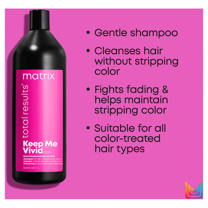 Matrix Total Results Keep me Vivid Shampoo and Conditioner Bundle 2 x 1000ml