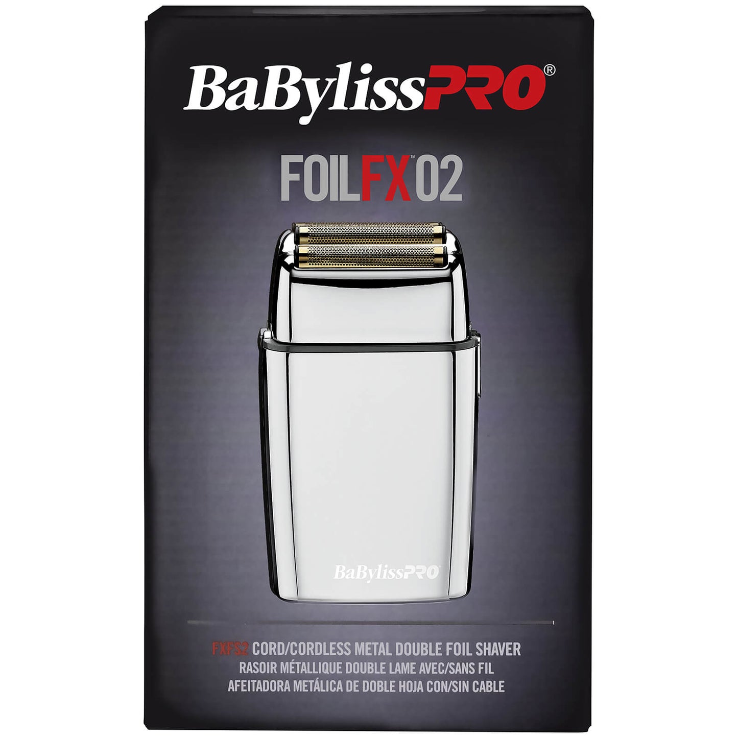 BaByliss PRO FoilFX02 Metal Double Foil Shaver