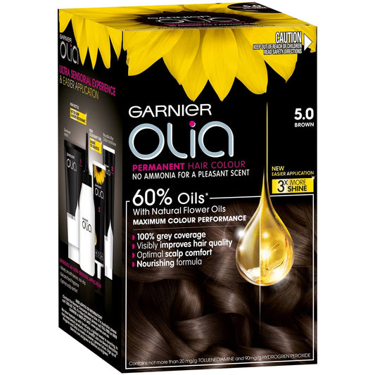 Garnier Olia Permanent Hair Colour - Brown 5.0