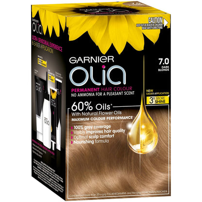 Garnier Olia Permanent Hair Colour - Dark Blonde 7.0