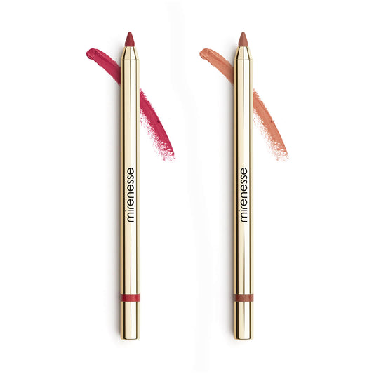 mirenesse All Day Velvet Matte Kissproof Lip Liner Set - Be Bold