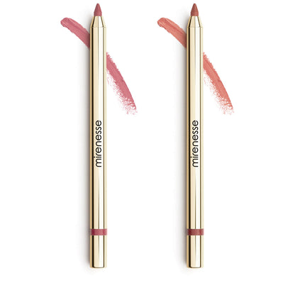 mirenesse All Day Velvet Matte Kissproof Lip Liner Set - Nude Roses