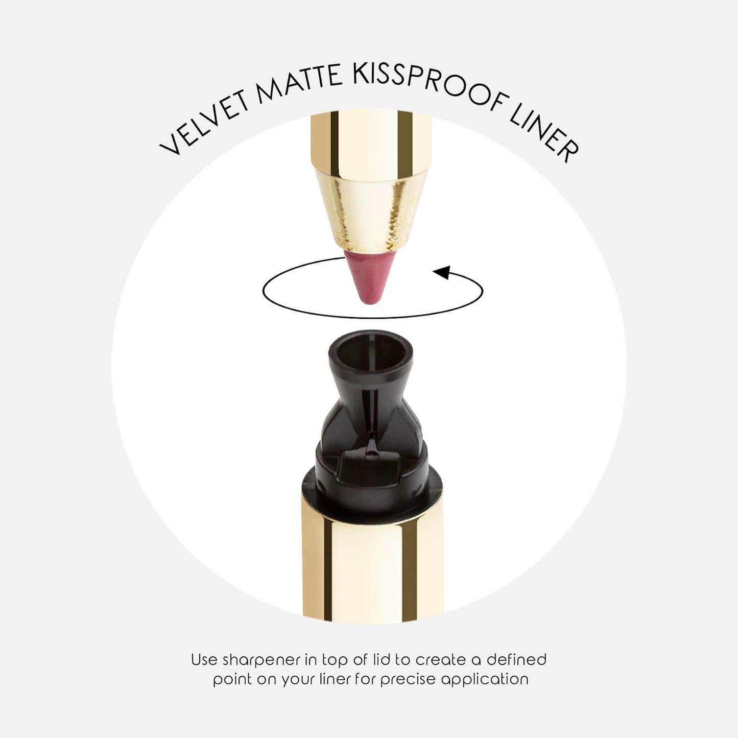 mirenesse All Day Velvet Matte Kissproof Lip Liner Set - Nude Roses