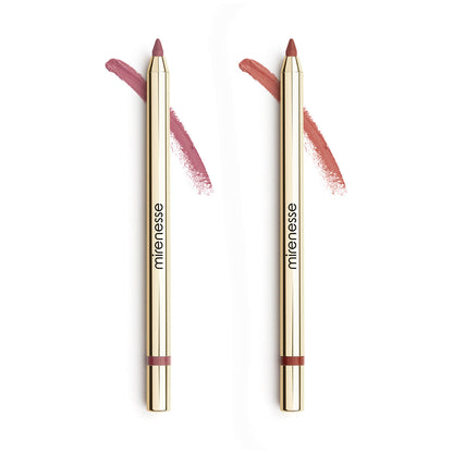 mirenesse All Day Velvet Matte Kissproof Lip Liner Set - Nude Plums