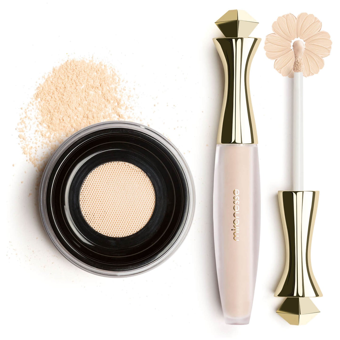 mirenesse BB Glow Powder & Creaseproof Concealer