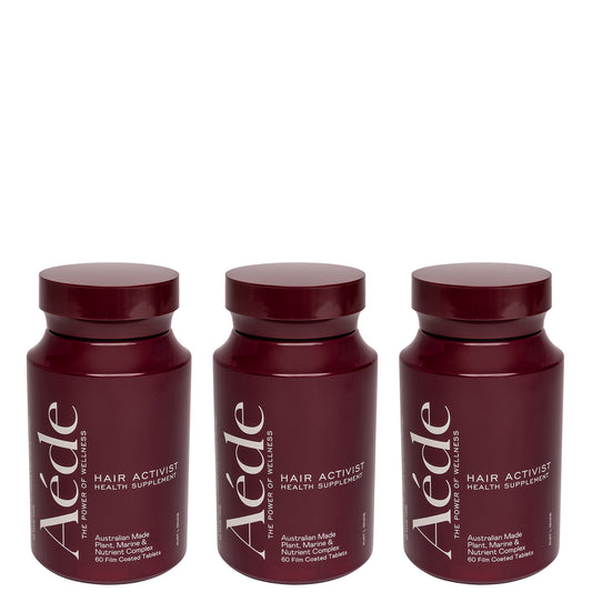 Aéde Hair Activist Health Supplement - 3 Months (180 Tablets)