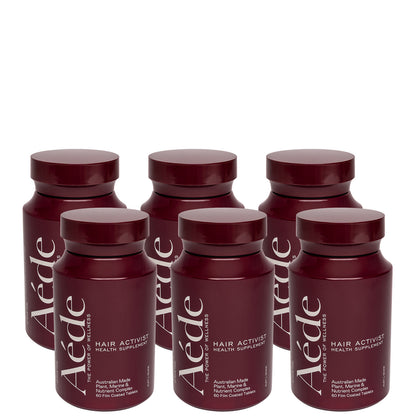 Aéde Hair Activist Health Supplement - 6 Months (360 Tablets)