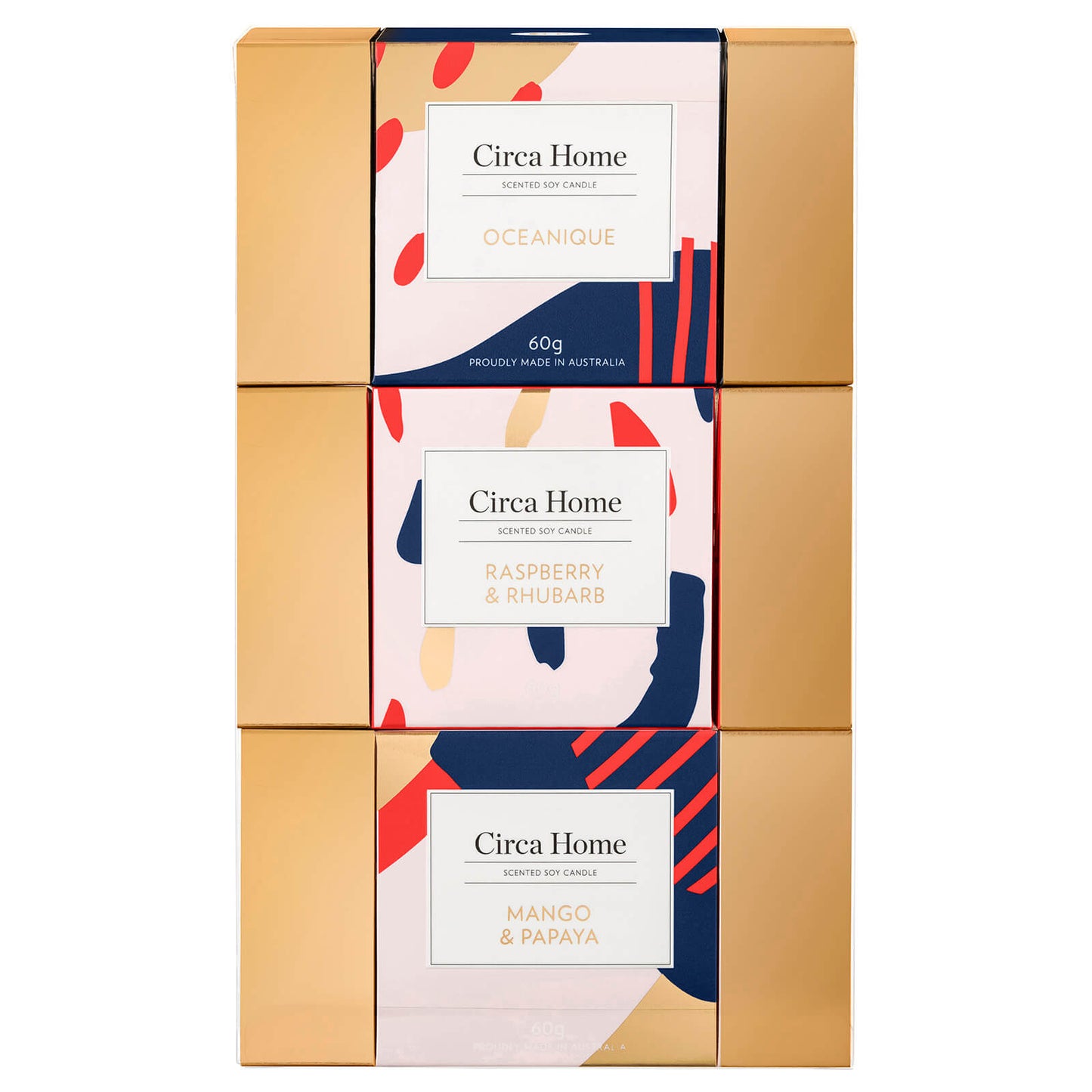 Circa Home Mini Candle Trio Bon Bon (3 x 60g)