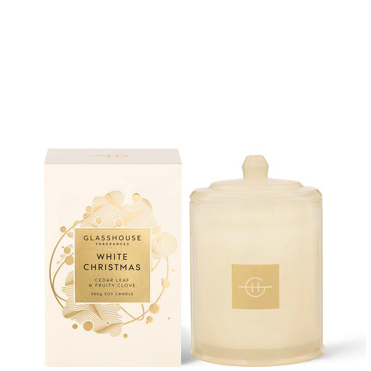 Glasshouse White Christmas Candle 380g