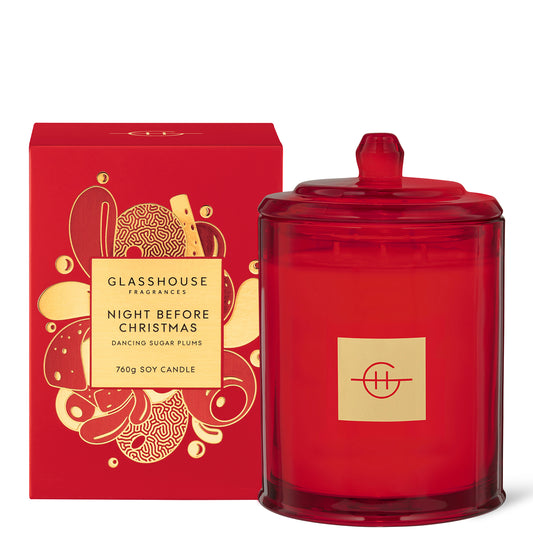 Glasshouse Night Before Christmas Candle 760g