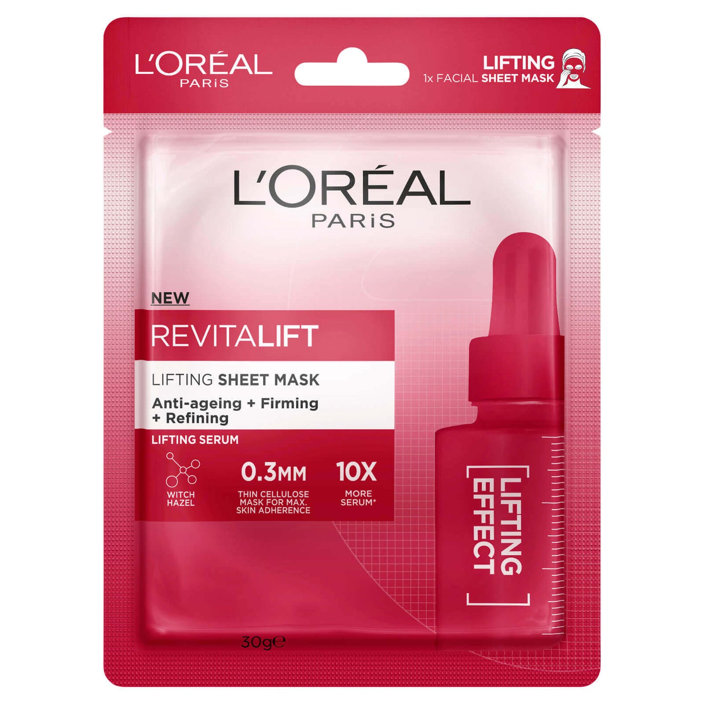 L'Oréal Paris Revitalift Anti-Ageing Sheet Masks (Pack of 3)