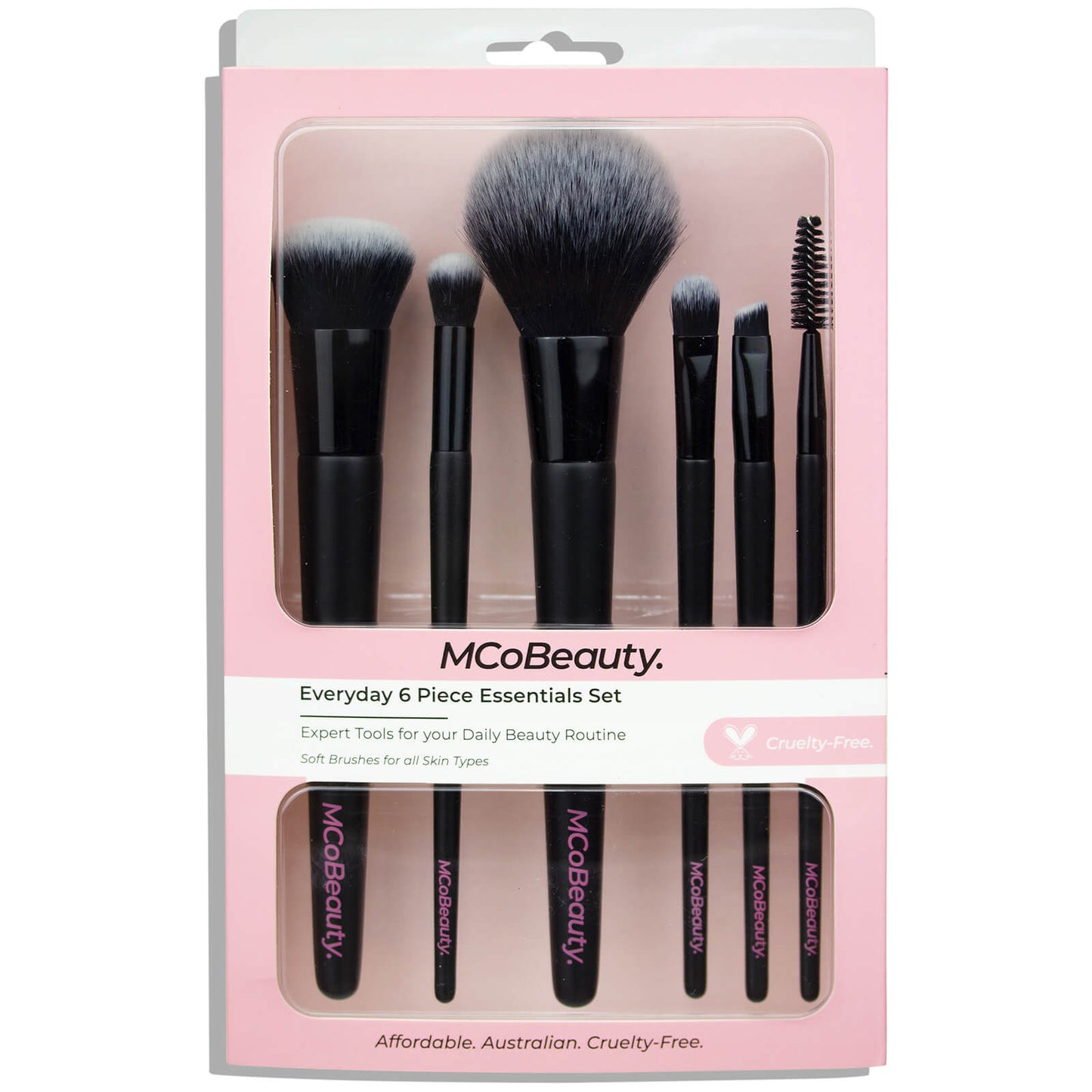 MCoBeauty Everyday 6 Piece Essentials Brush Set