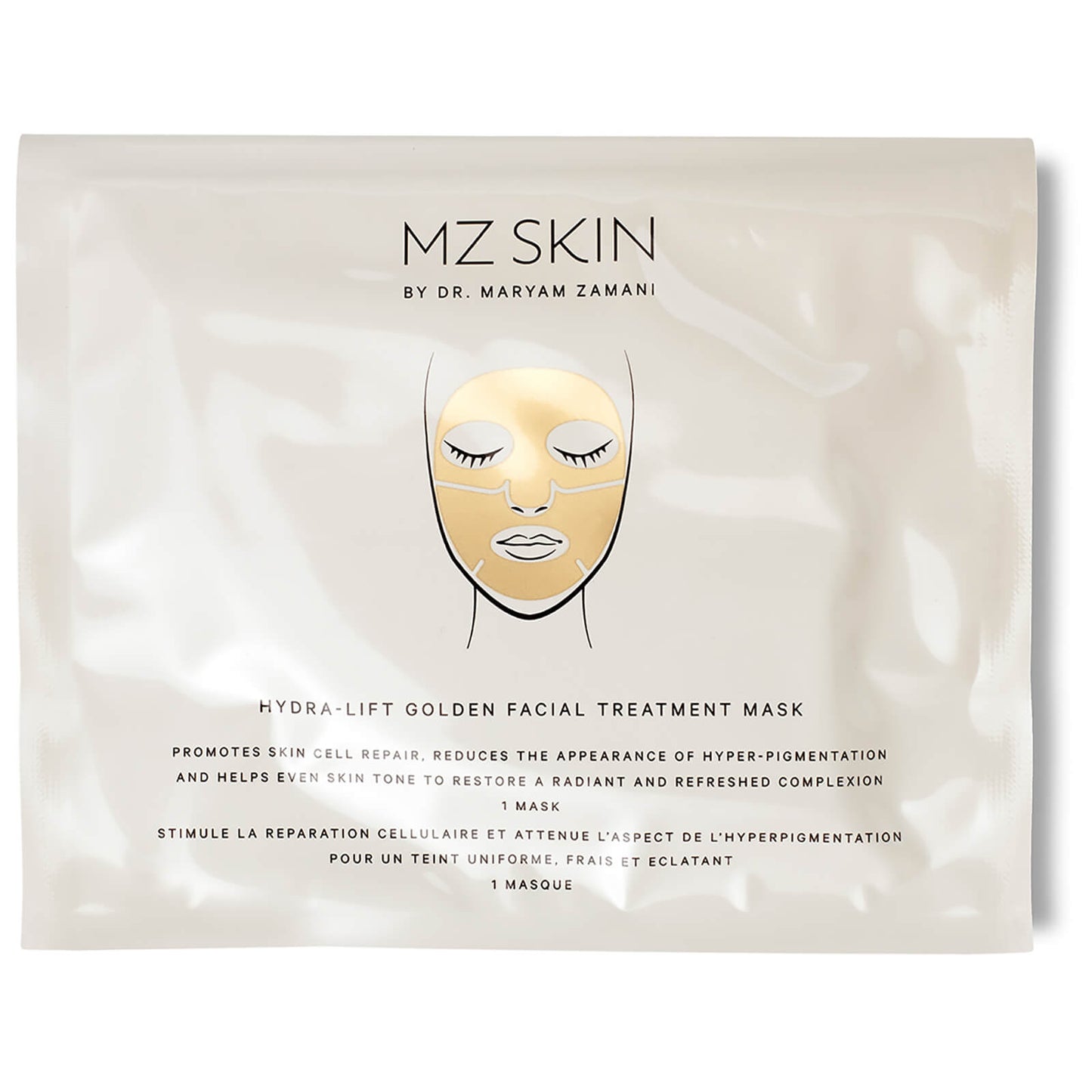 MZ Skin Hydra-Lift Golden Facial Treatment Mask