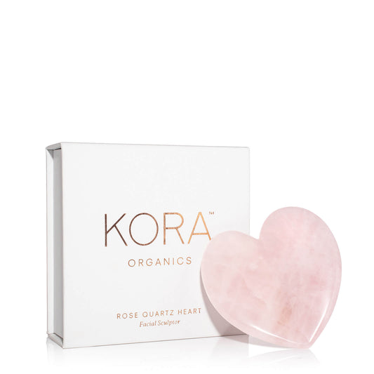 KORA Organics Rose Quartz Heart Facial Sculptor 6g