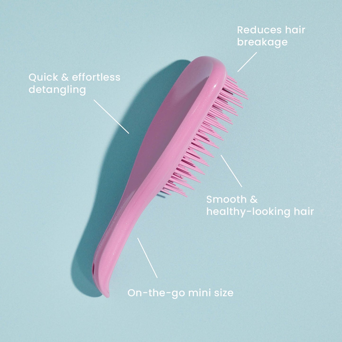 Tangle Teezer The Ultimate Mini Detangler Brush - Pink Sherbert