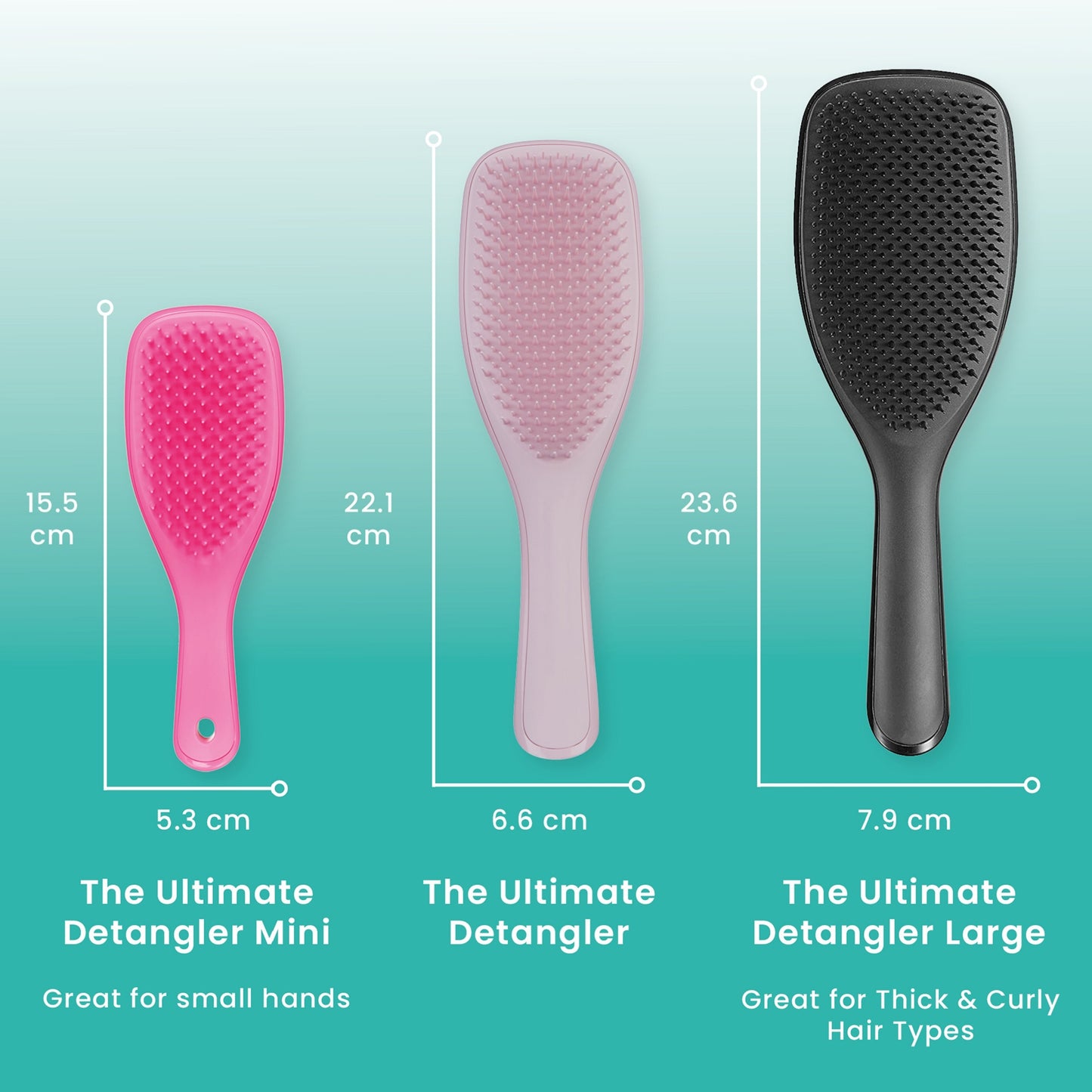 Tangle Teezer The Ultimate Mini Detangler Brush - Pink Sherbert