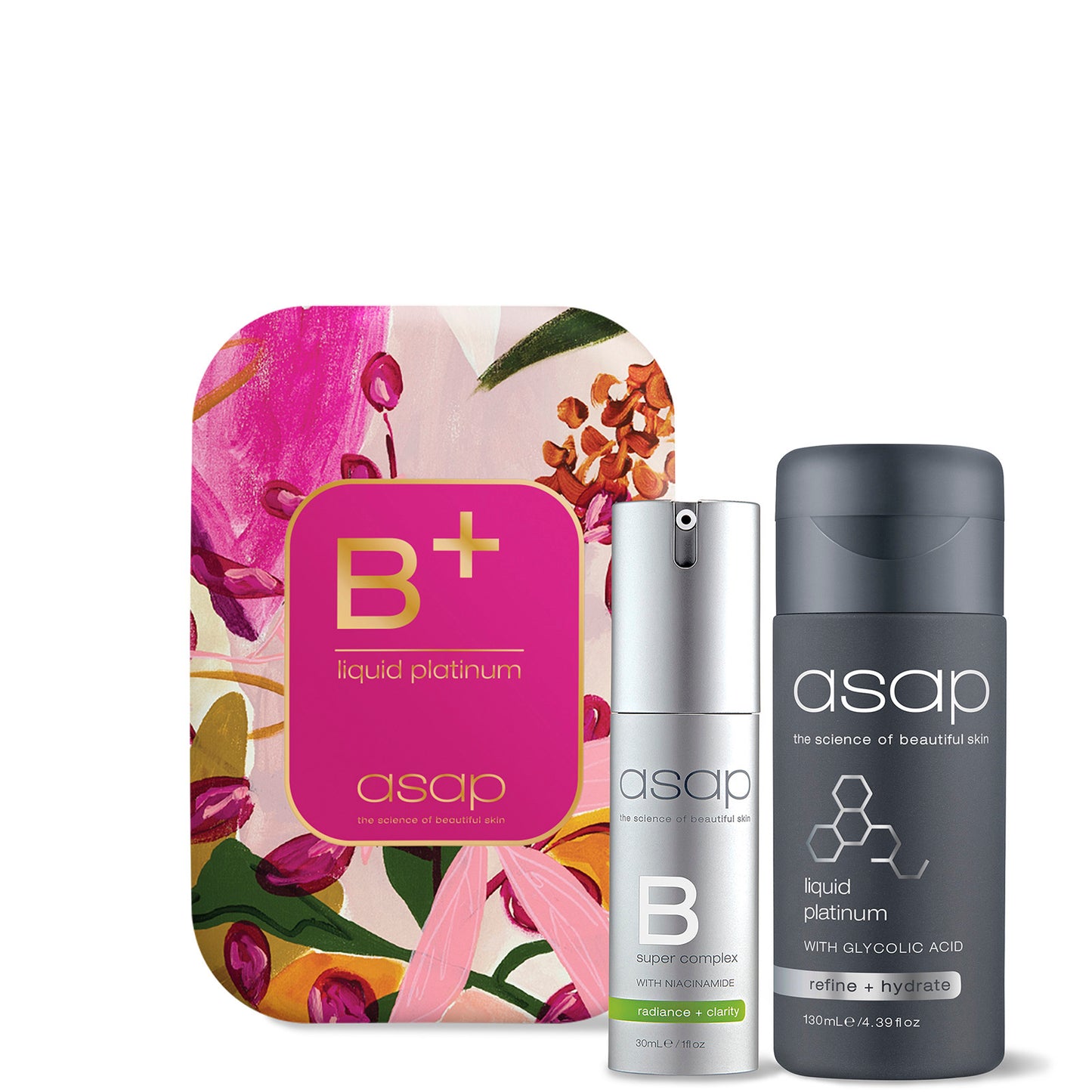 asap B+ Liquid Platinum Serum Celebration Pack