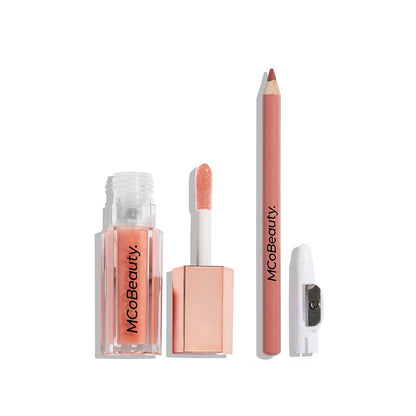 MCoBeauty The Beauty Edit Pout Gloss & Lip Liner Set - Tickle