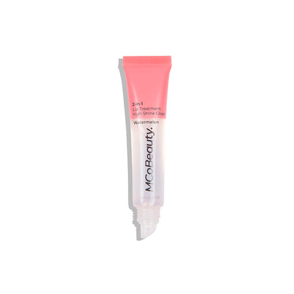 MCoBeauty The Beauty Edit 2-in-1 Lip Treatment & High Shine Gloss - Watermelon