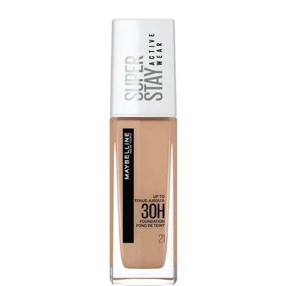 Maybelline Superstay Active Wear Full Coverage 30H Liquid Foundation with Hyaluronic Acid 30ml